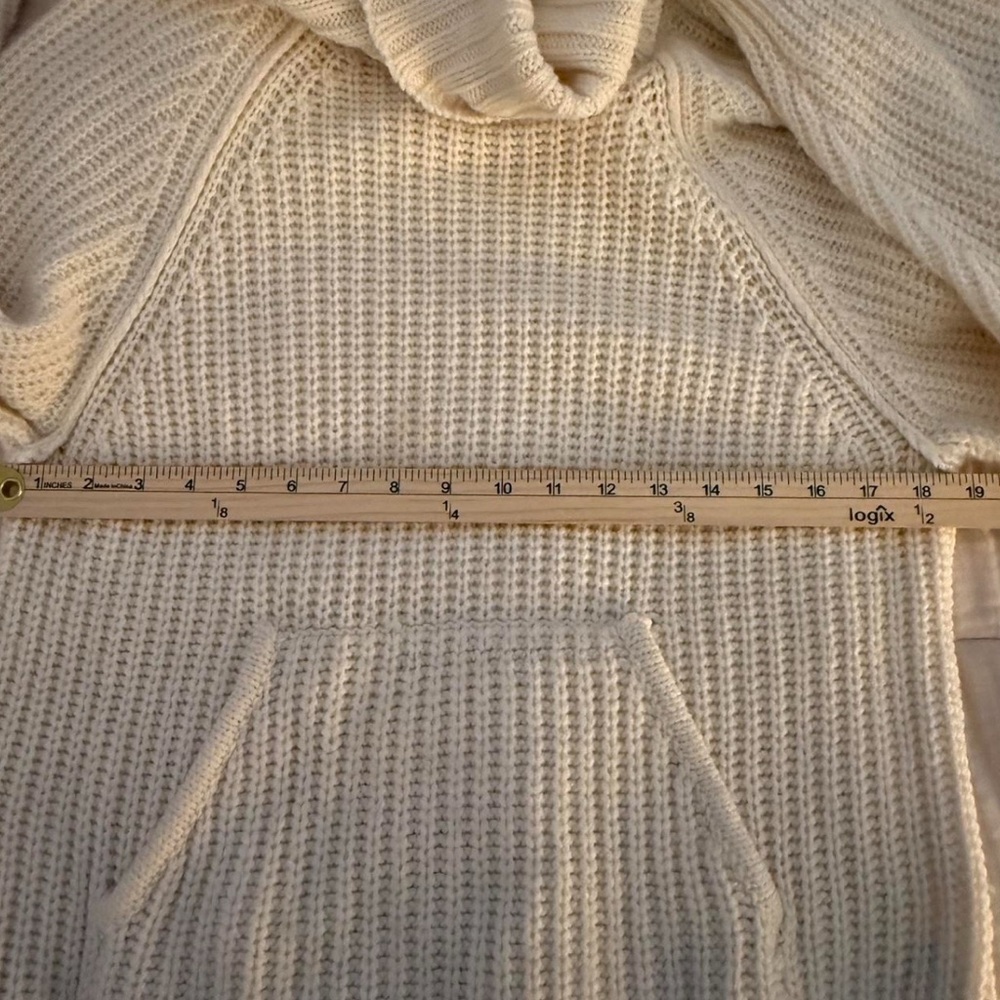 Reiss Harley Wool Cashmere Blend Chunky Oversized Turtleneck Small Snow Day Cozy - Picture 4 of 8